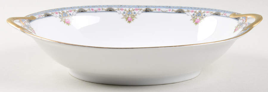 Chanazure 10" Oval Vegetable Bowl by Noritake-1