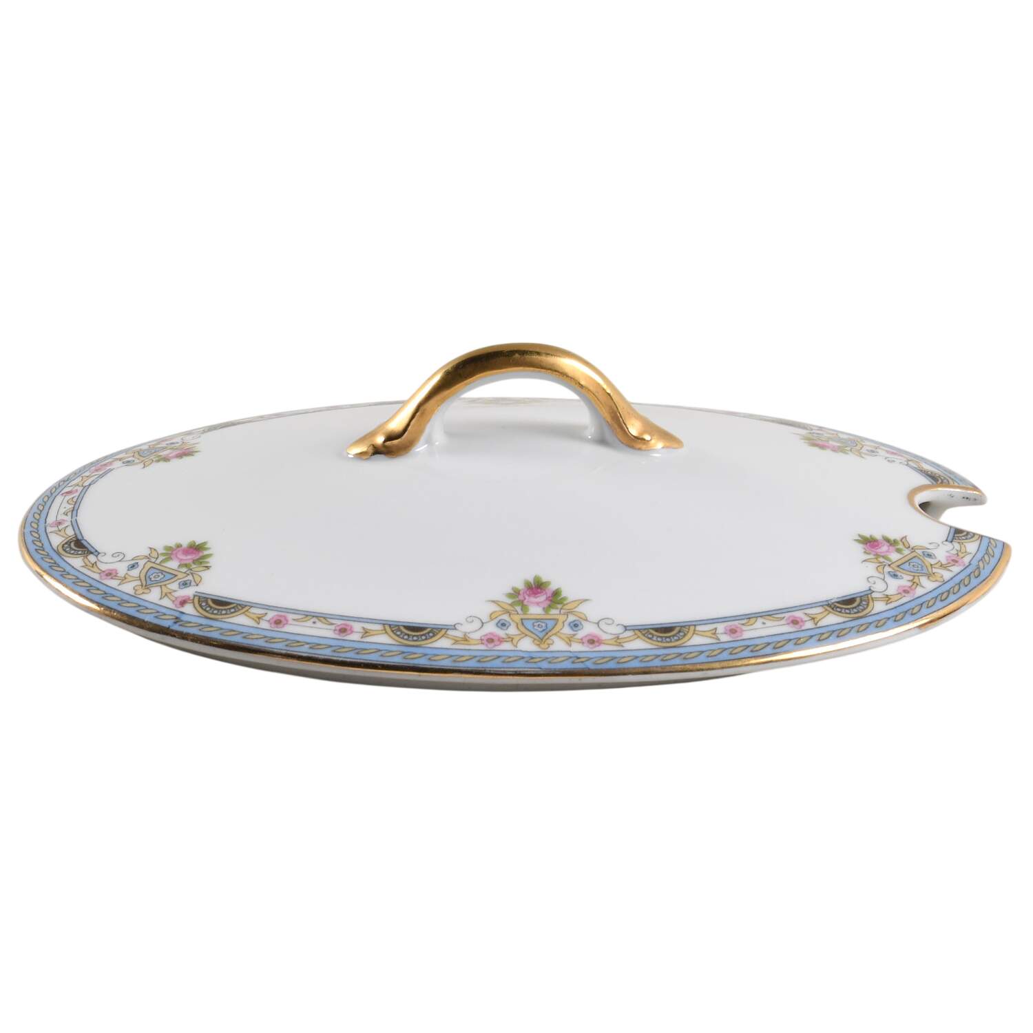 Chanazure Lid for Gravy Boat by Noritake-1