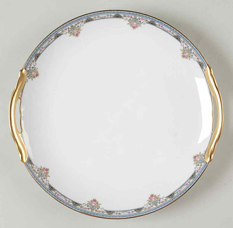 Chanazure Handled Cake Plate by Noritake-1