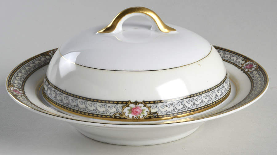 Chanbard Round Covered Butter by Noritake-1