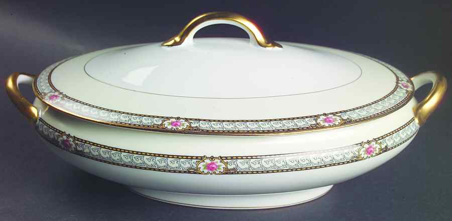 Chanbard Oval Covered Vegetable by Noritake-1