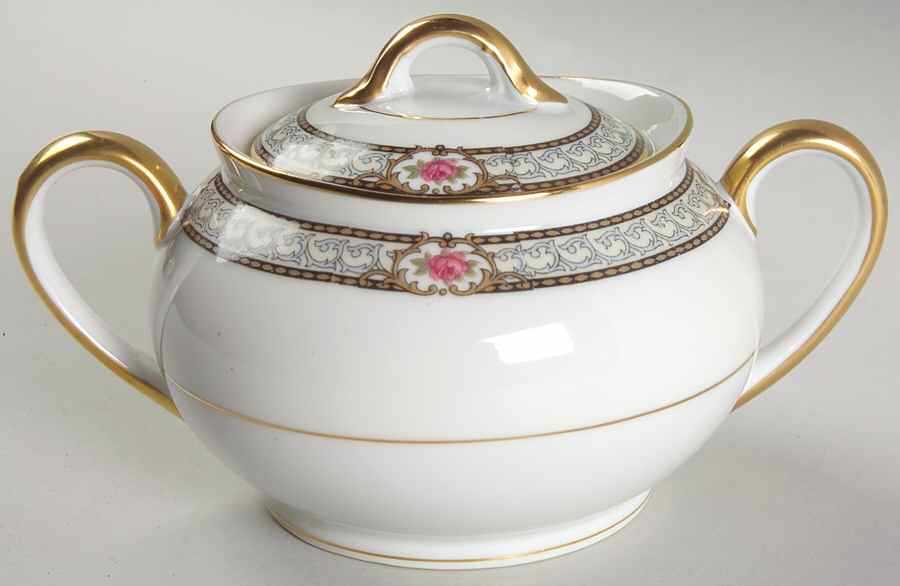 Chanbard Sugar Bowl & Lid by Noritake-1
