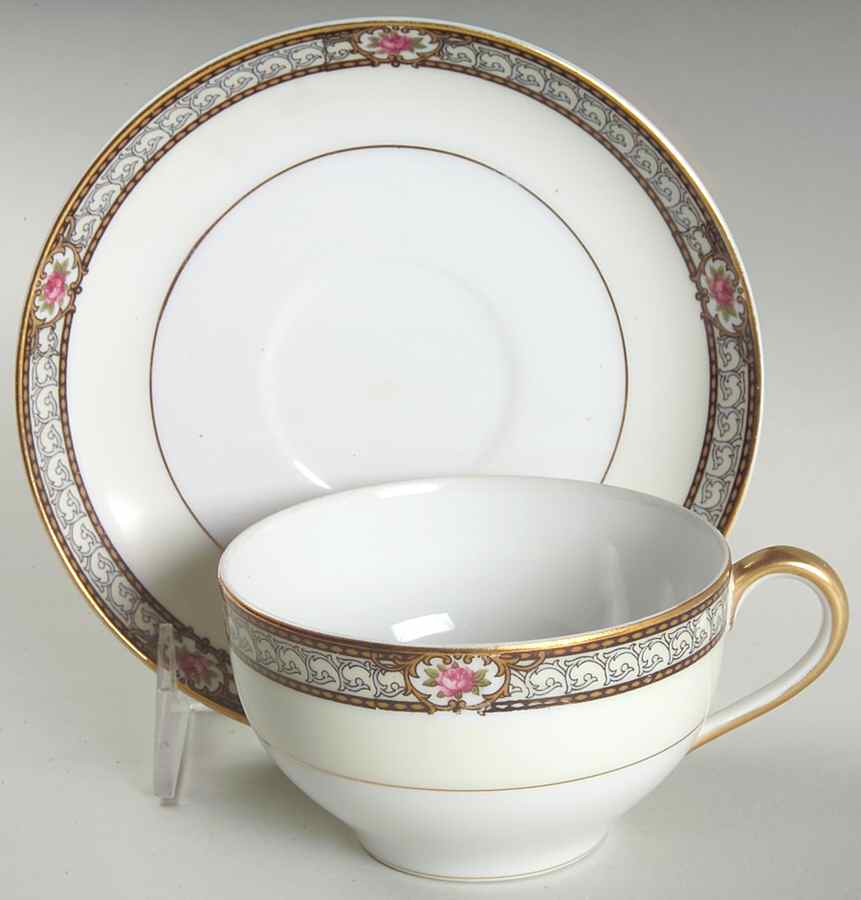 Chanbard Oversized Cup & Saucer Set by Noritake-1