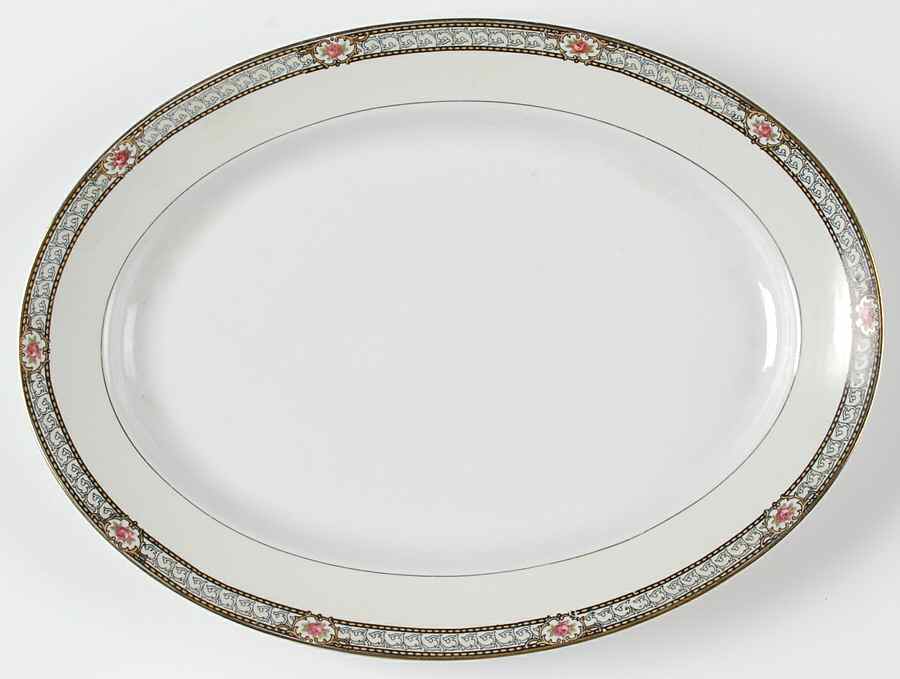 Chanbard 13" Oval Serving Platter by Noritake-1