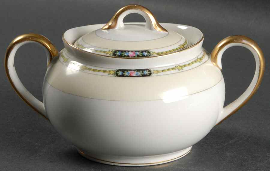 Chandova Sugar Bowl & Lid by Noritake-1