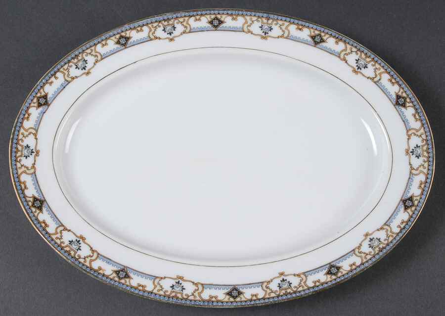 Chandella 10" Oval Serving Platter by Noritake-1