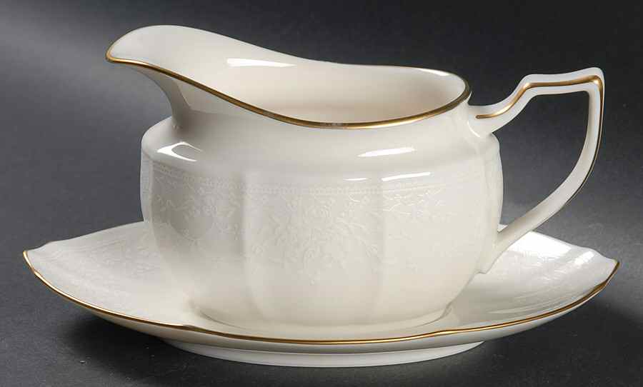 Chandon Gravy Boat & Underplate by Noritake-1