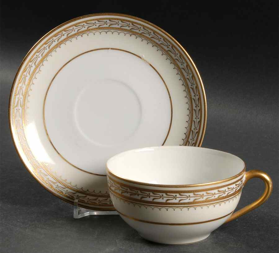 Chanfaire Flat Cup & Saucer Set by Noritake-1