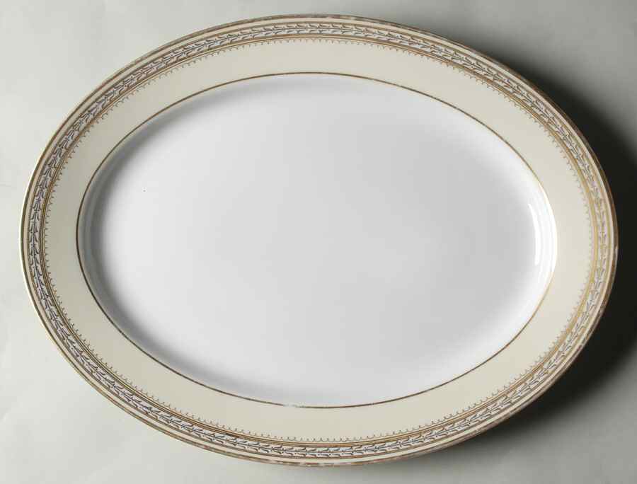 Chanfaire 16" Oval Serving Platter by Noritake-1