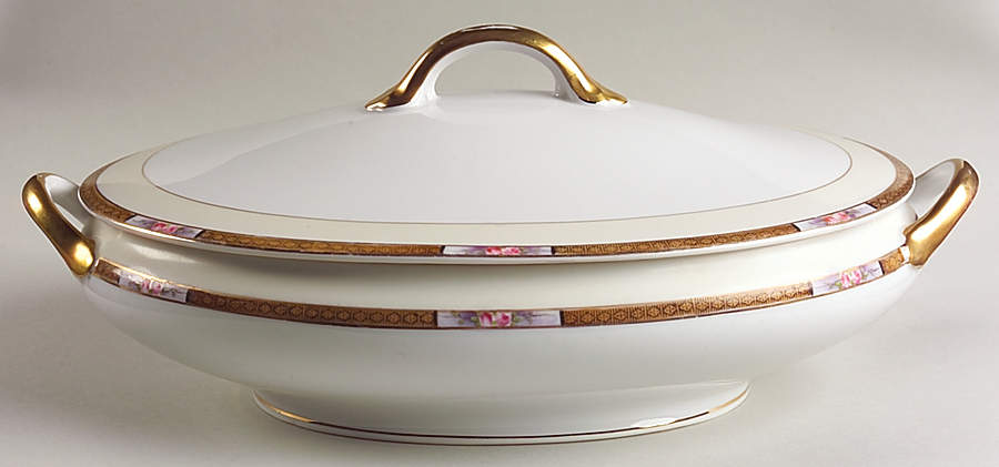 Chanossa Oval Covered Vegetable by Noritake-1