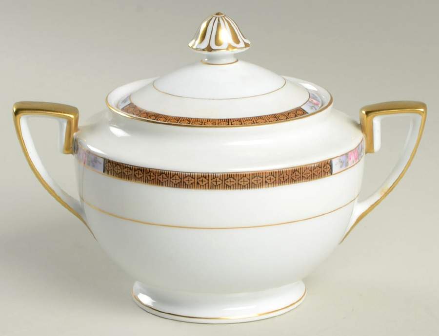 Chanossa Sugar Bowl & Lid by Noritake-1