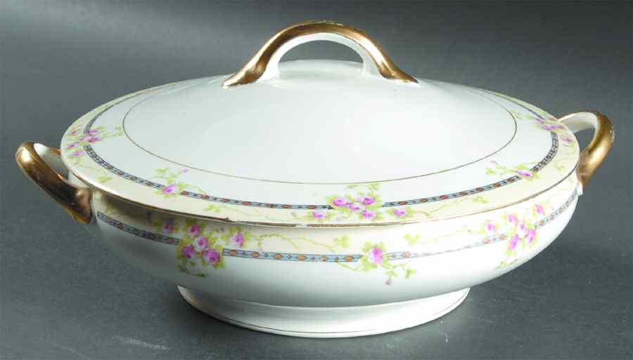 Chanrose Round Covered Vegetable by Noritake-1