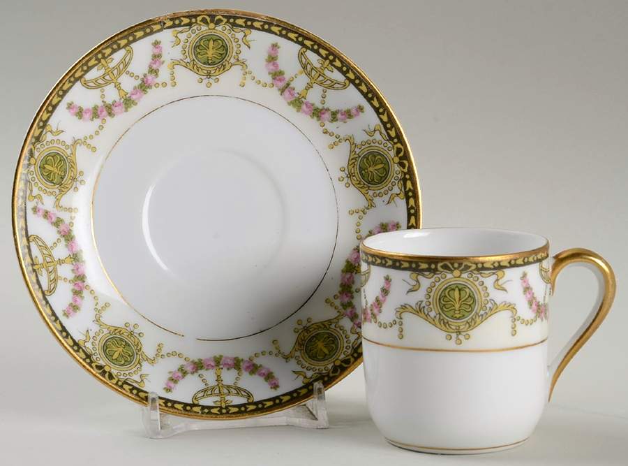 Chantaro Flat Demitasse Cup & Saucer Set by Noritake-1