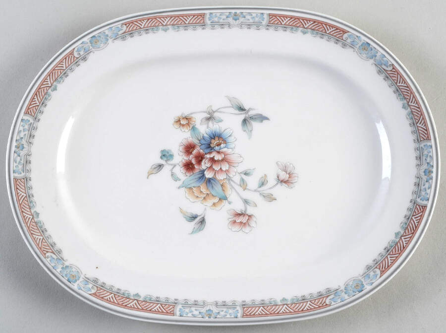 Chanteuse 12" Oval Serving Platter by Noritake-1