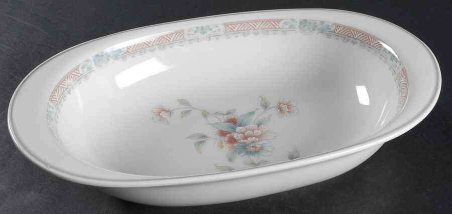 Chanteuse 10" Oval Vegetable Bowl by Noritake-1