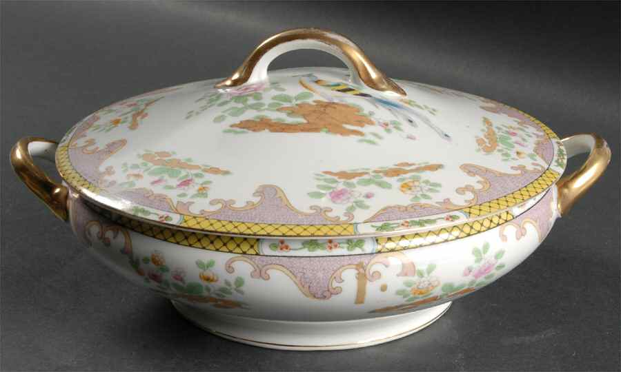 Chanvale Round Covered Vegetable by Noritake-1