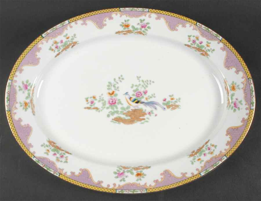 Chanvale 16" Oval Serving Platter by Noritake-1