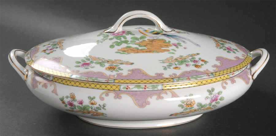 Chanvale Oval Covered Vegetable by Noritake-1