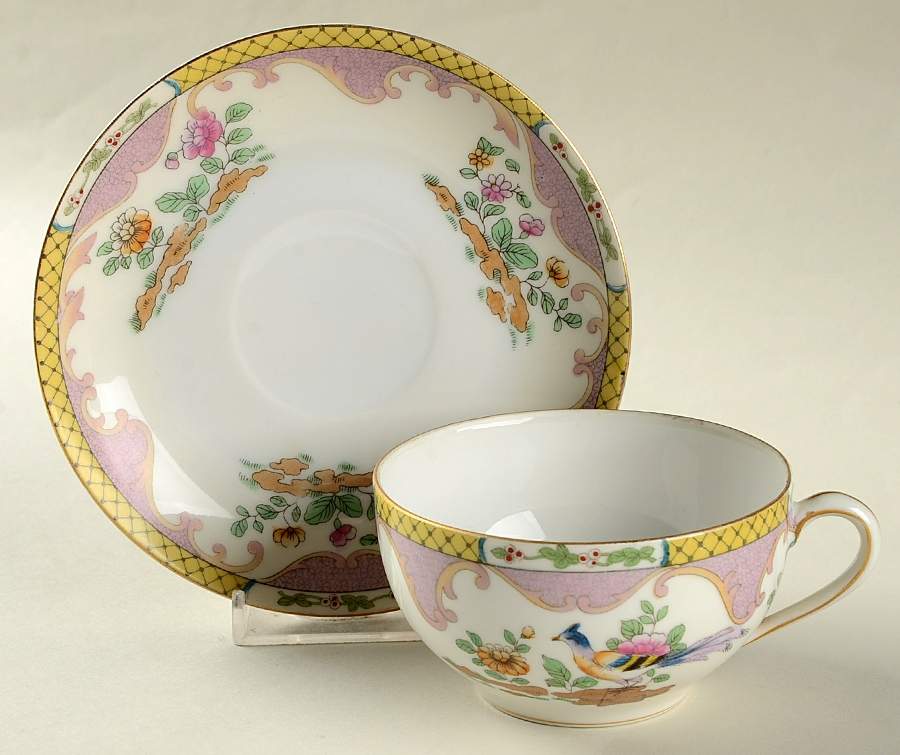 Chanvale Flat Cup & Saucer Set by Noritake-1