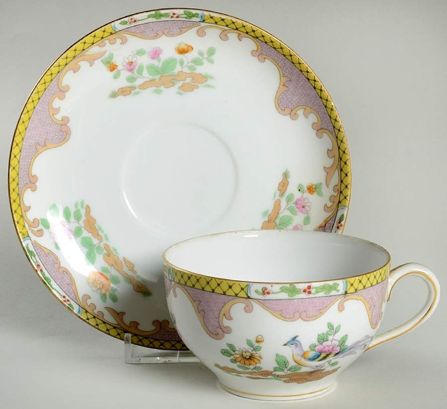 Chanvale Flat Cup & Saucer Set by Noritake-1