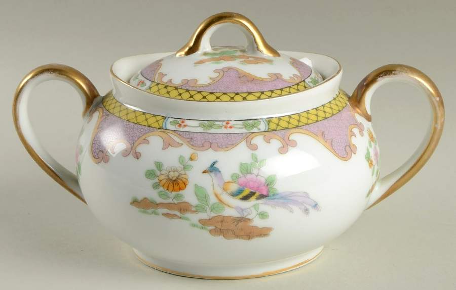 Chanvale Sugar Bowl & Lid by Noritake-1