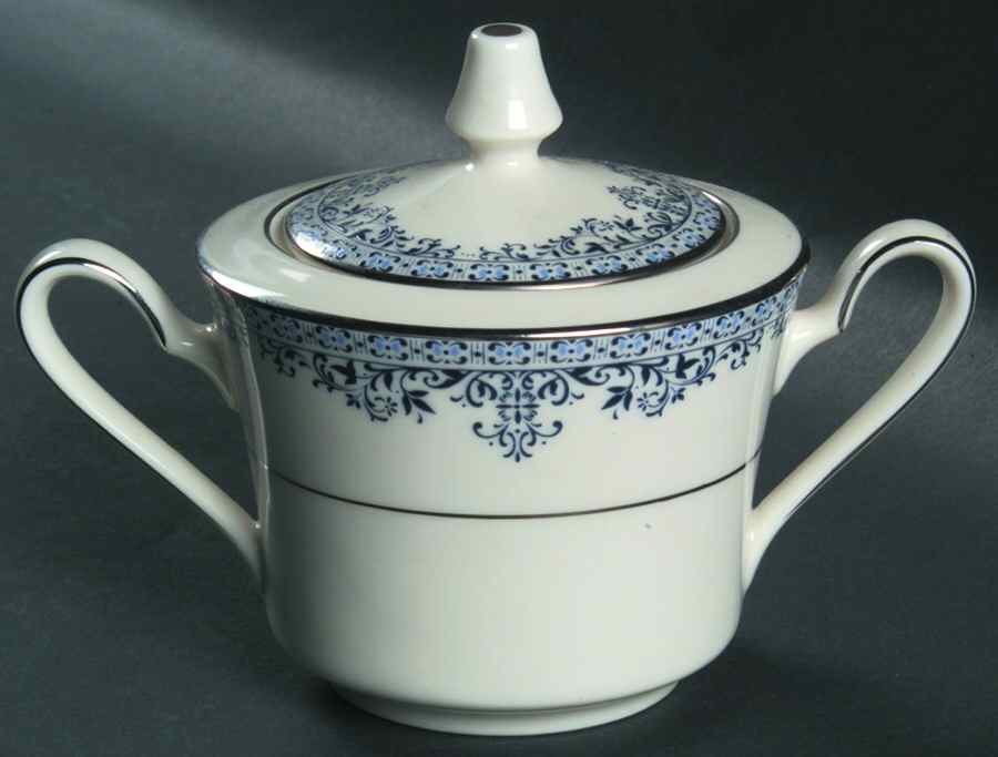 Charleston Sugar Bowl & Lid by Noritake-1