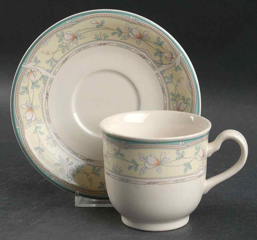 Chardonnay Footed Cup & Saucer Set by Noritake-1
