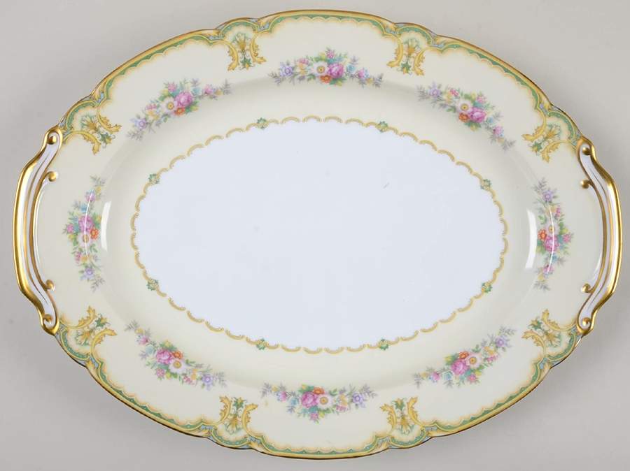 Chariton 16" Oval Serving Platter by Noritake-1