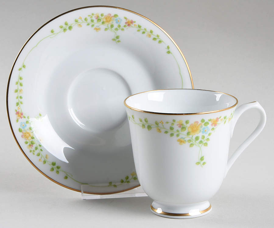 Charlene Footed Cup & Saucer Set by Noritake-1