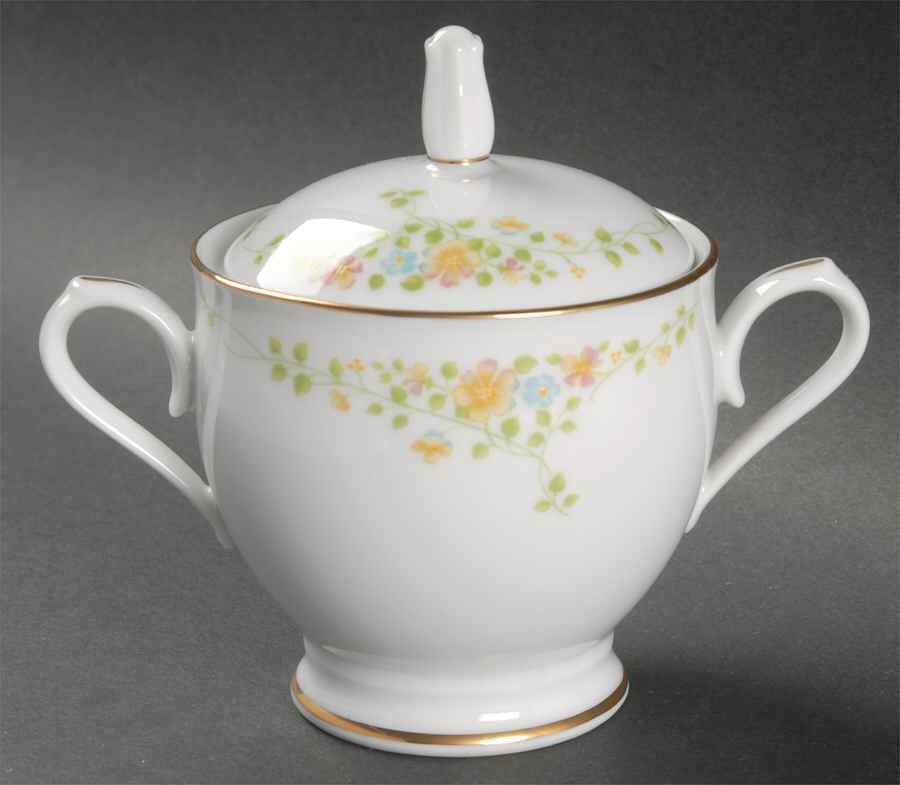 Charlene Sugar Bowl & Lid by Noritake-1