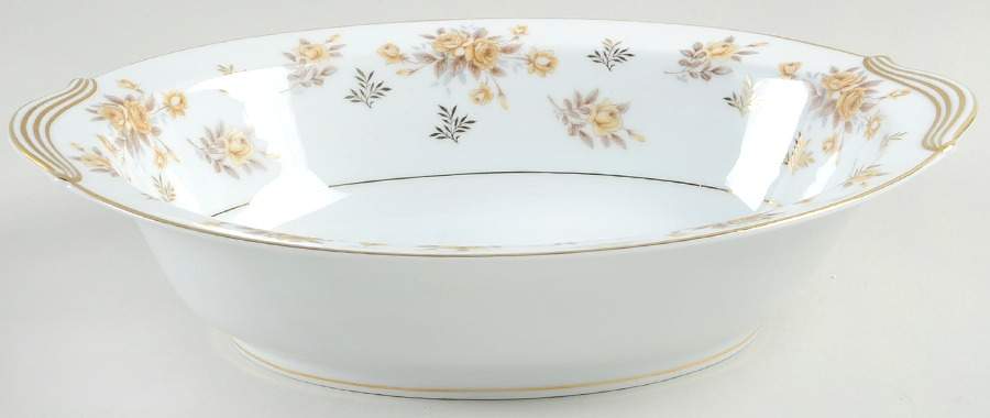 Charlene 10" Oval Vegetable Bowl by Noritake-1