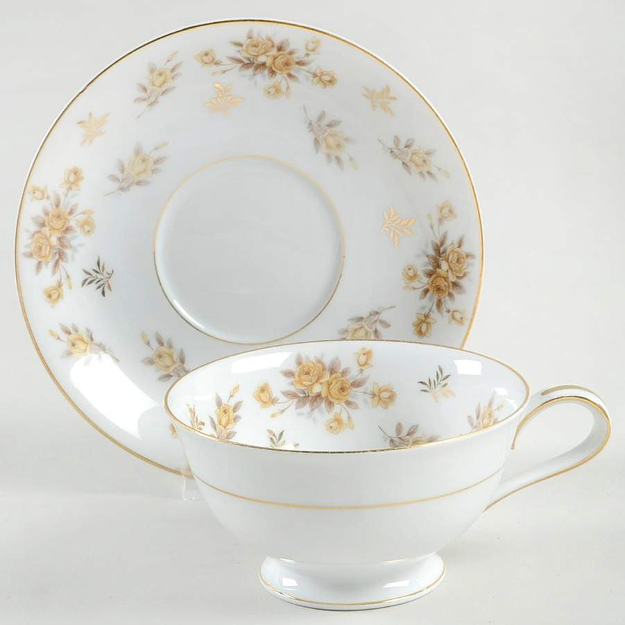 Charlene Footed Cup & Saucer Set by Noritake-1