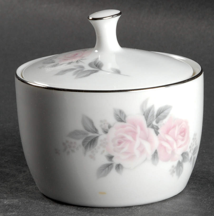 Charmaine Mini Sugar Bowl & Lid by Noritake-1