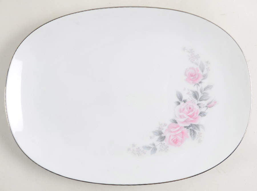 Charmaine 11" Oval Serving Platter by Noritake-1