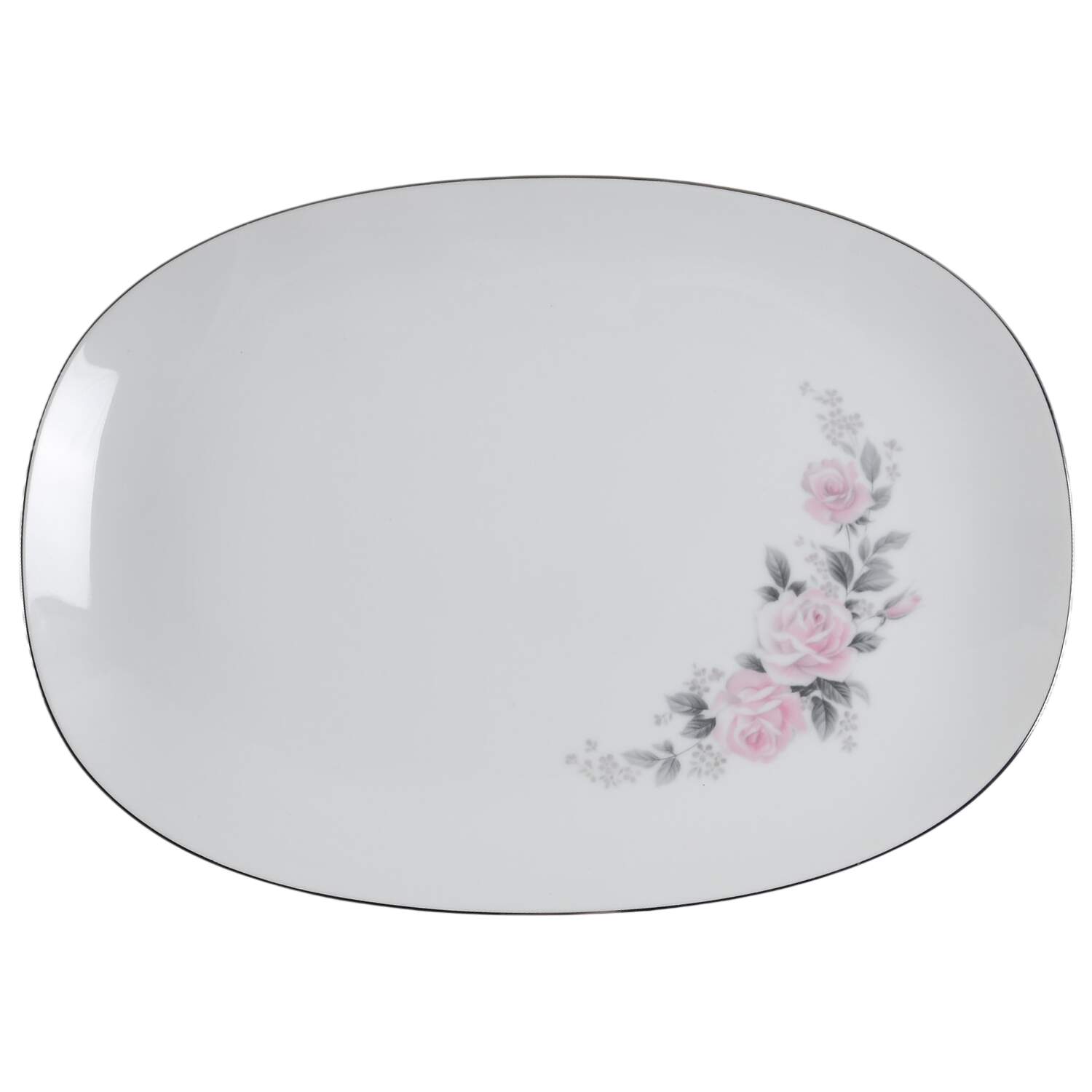 Charmaine 13" Oval Serving Platter by Noritake-1