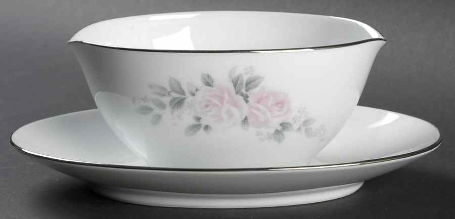 Charmaine Gravy Boat with Attached Underplate by Noritake-1