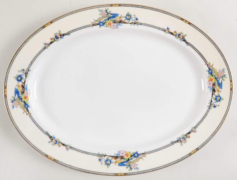 Charmeuse 13" Oval Serving Platter by Noritake-1