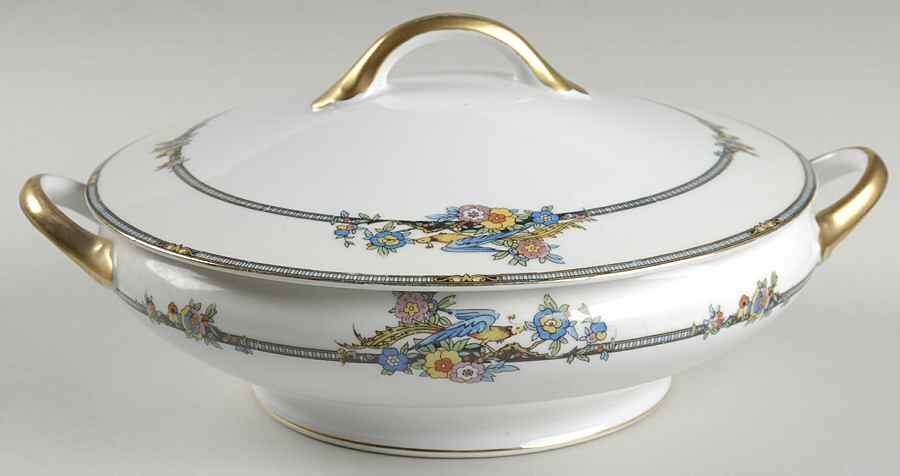 Charmeuse Round Covered Vegetable by Noritake-1