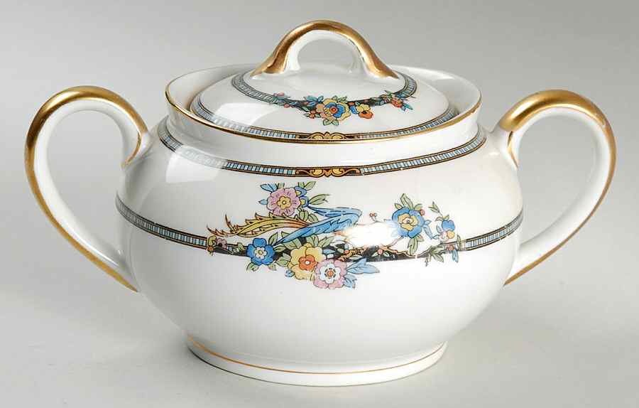 Charmeuse Sugar Bowl & Lid by Noritake-1