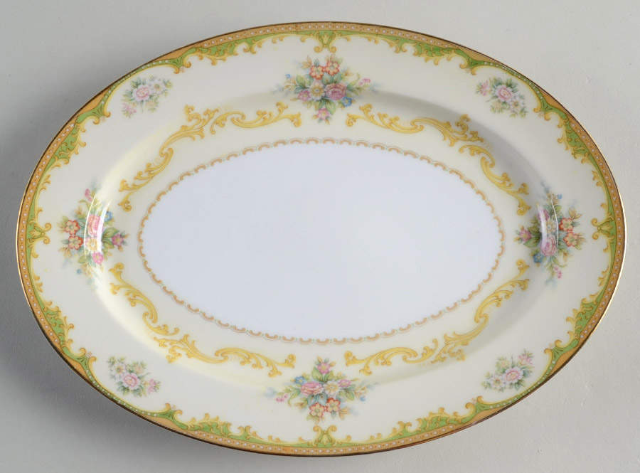 Charoma 10" Oval Serving Platter by Noritake-1