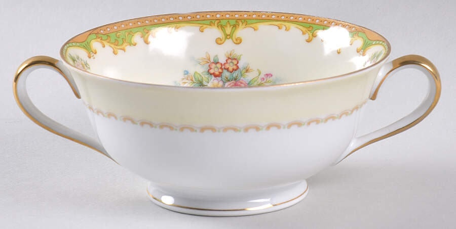 Charoma Footed Cream Soup Bowl by Noritake-1