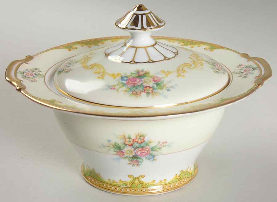 Charoma Sugar Bowl & Lid by Noritake-1