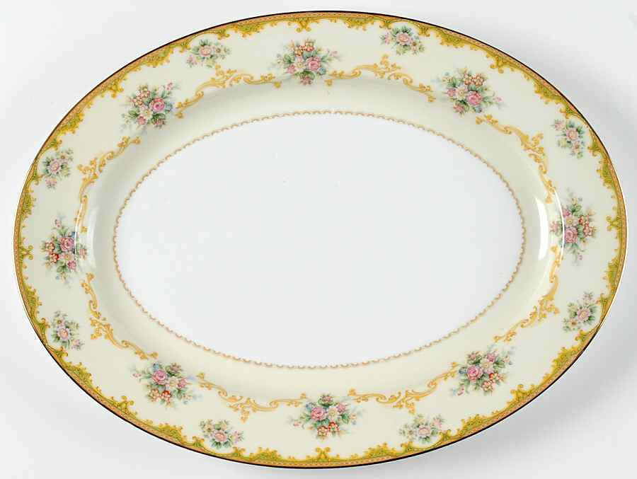 Charoma 16" Oval Serving Platter by Noritake-1