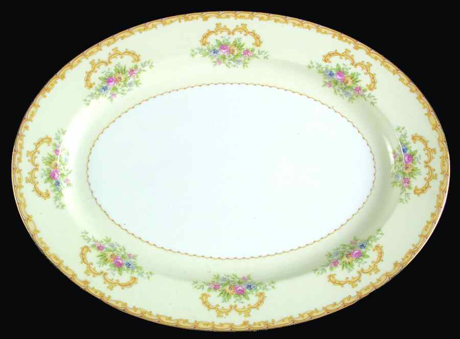 Charon 16" Oval Serving Platter by Noritake-1
