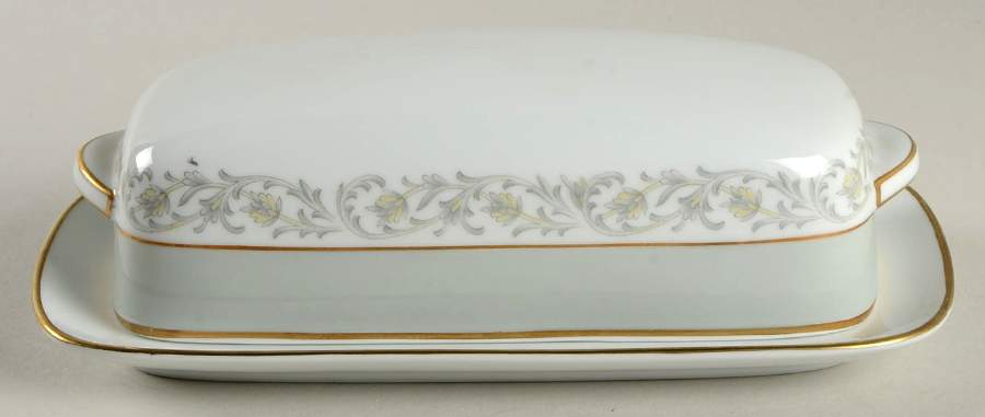 Chartres 1/4 Lb Covered Butter by Noritake-1