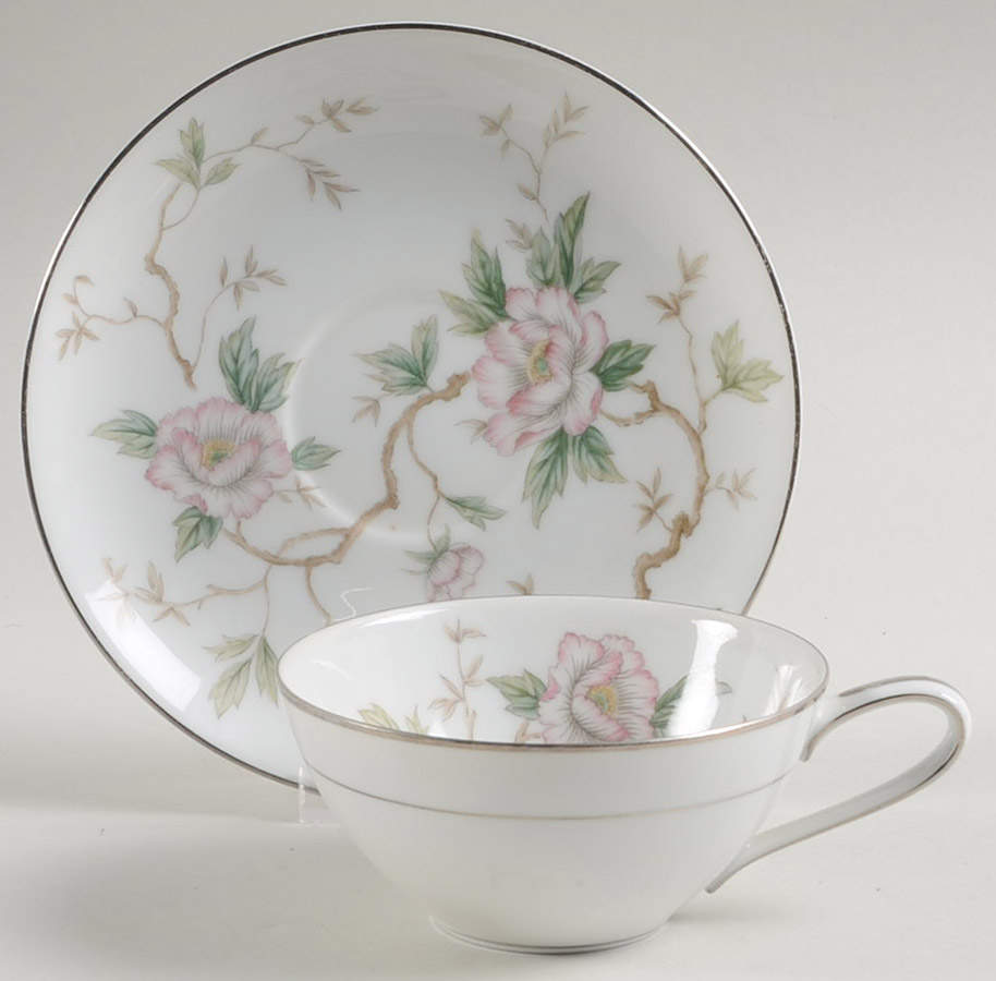 Chatham Flat Cup & Saucer Set by Noritake-1
