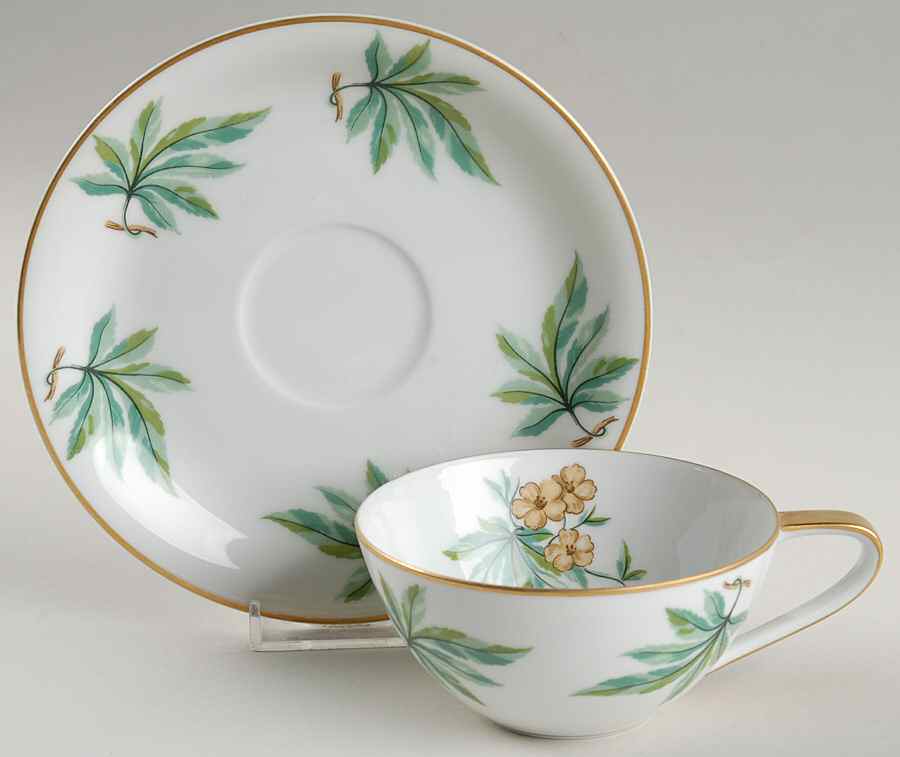 Chatillon Flat Cup & Saucer Set by Noritake-1