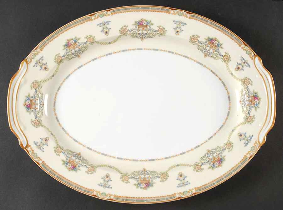 Chatsworth 16" Oval Serving Platter by Noritake-1