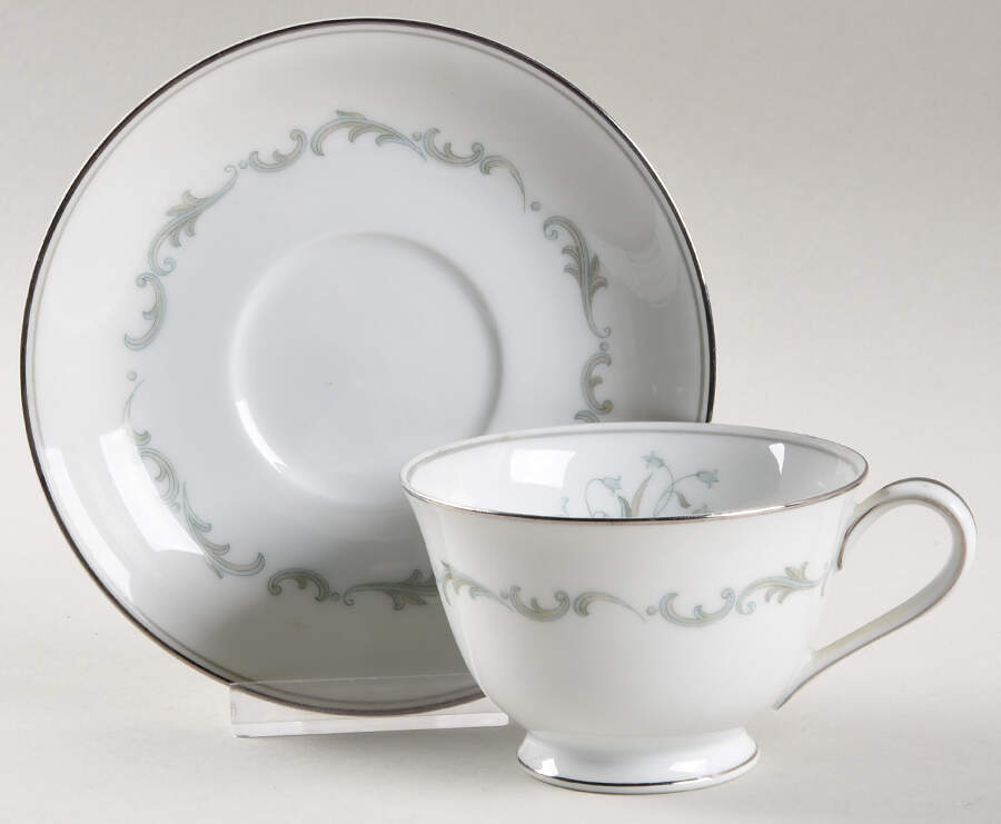 Chaumont Footed Cup & Saucer Set by Noritake-1