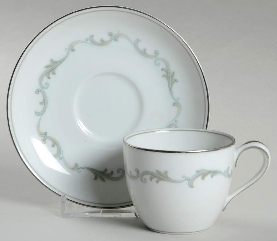 Chaumont Flat Demitasse Cup & Saucer Set by Noritake-1